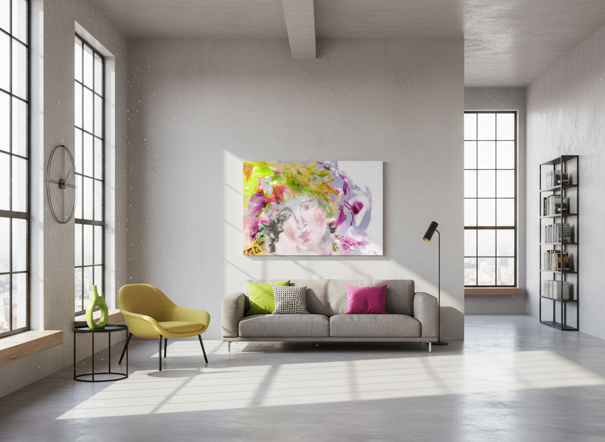 60 x 40 cm, ChromaLuxe HD Metal Print Sinnend