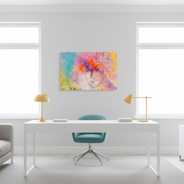 60 x 40 cm, ChromaLuxe HD Metal Print Der große Gedanke