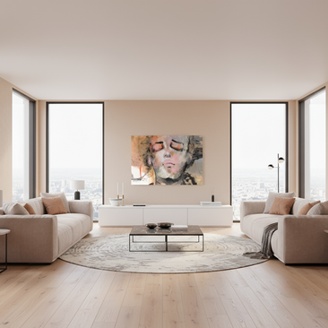 60 x 40 cm, ChromaLuxe HD Metal Print Hommage an Beethoven