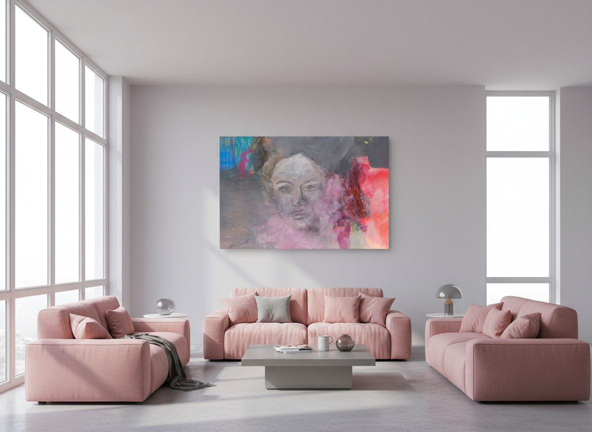 60 x 40 cm, ChromaLuxe HD Metal Print Die Novizin