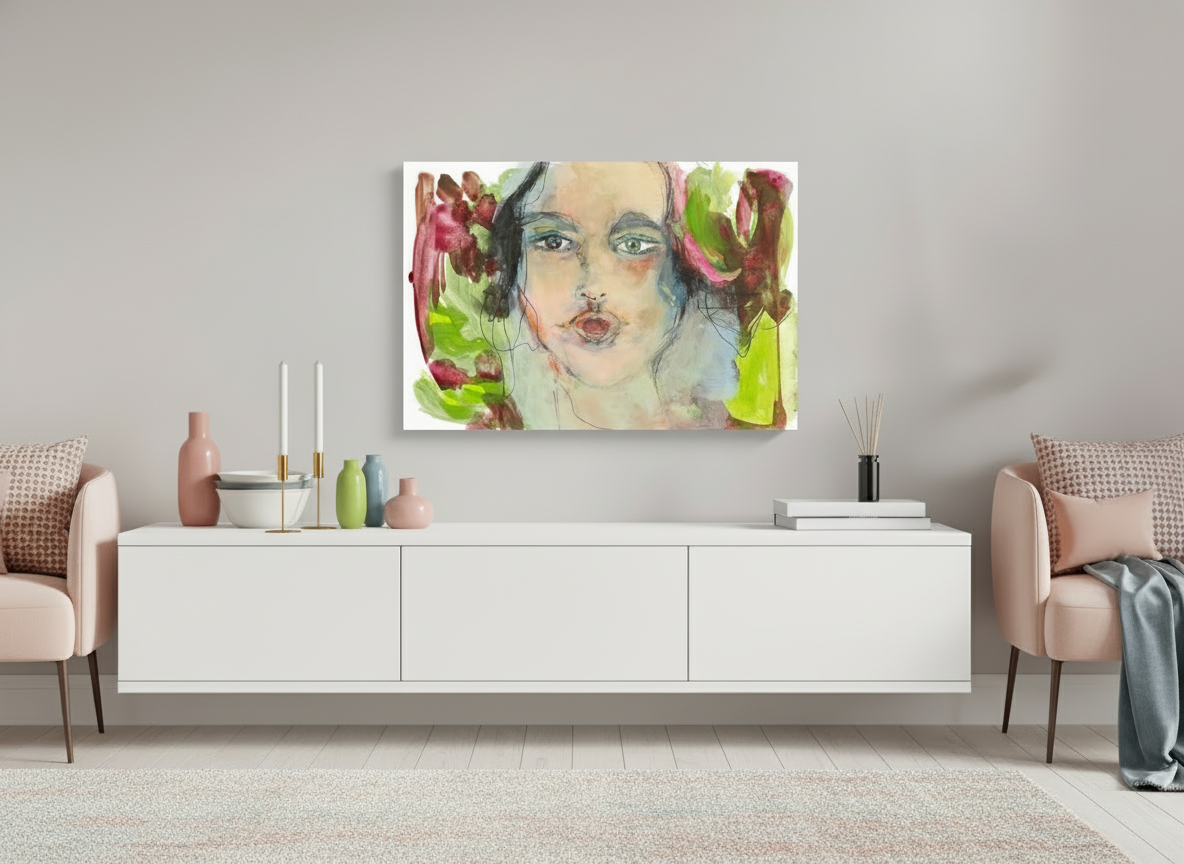 60 x 40 cm, ChromaLuxe HD Metal Print Ich höre Dir zu