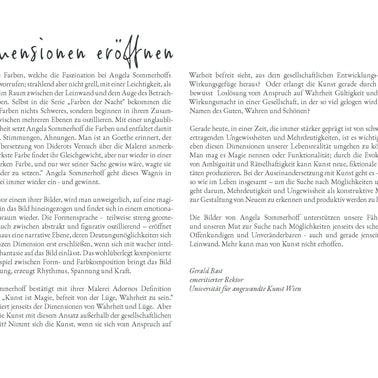 Kraftort Farbe - Angela Sommerhoff 2016-2024