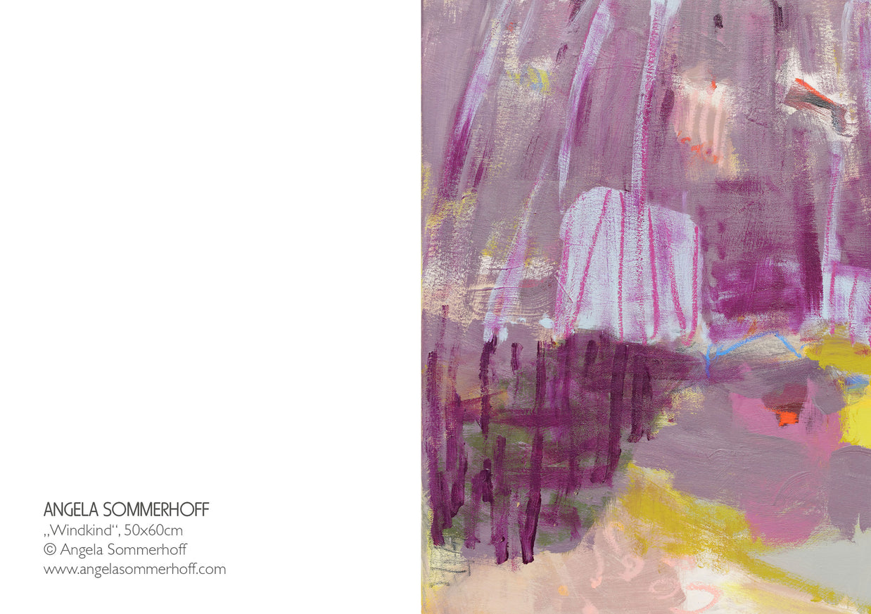 Postkarte "Windkind"