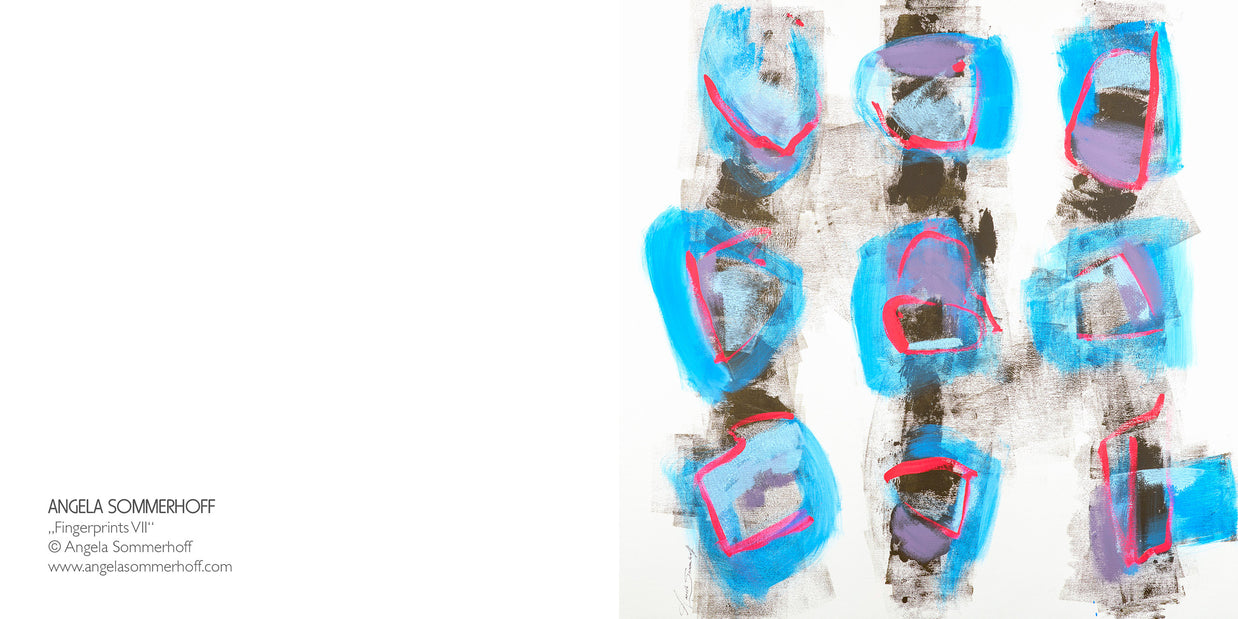 Postkarte "Fingerprint 7"