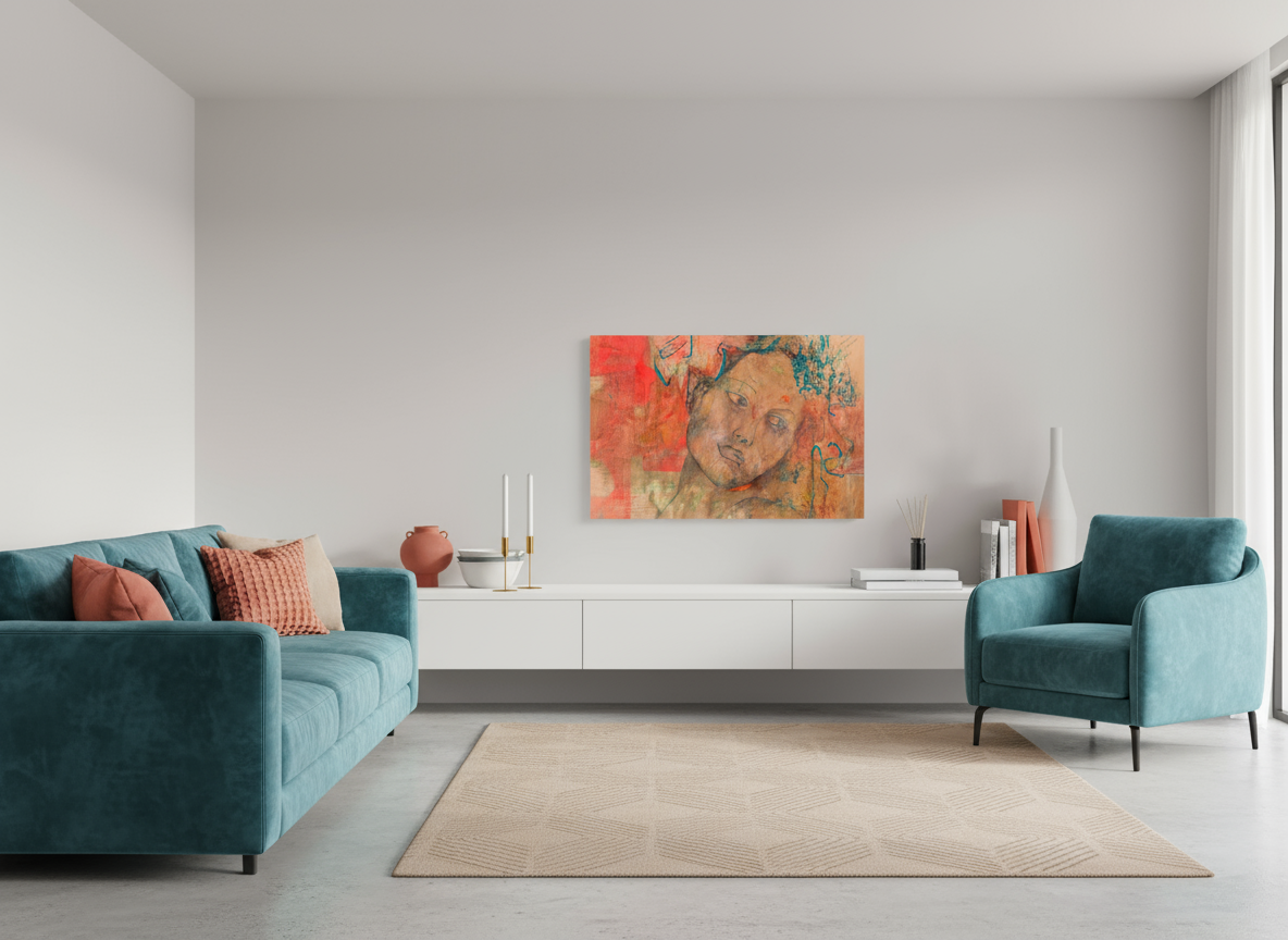 60 x 40 cm, ChromaLuxe HD Metal Print Meine Melodie