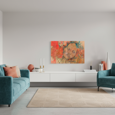 60 x 40 cm, ChromaLuxe HD Metal Print Meine Melodie